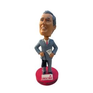 Todd Pletcher Bobblehead Saratoga 2006 Horse Racing Trainer Memorabilia GraySuit